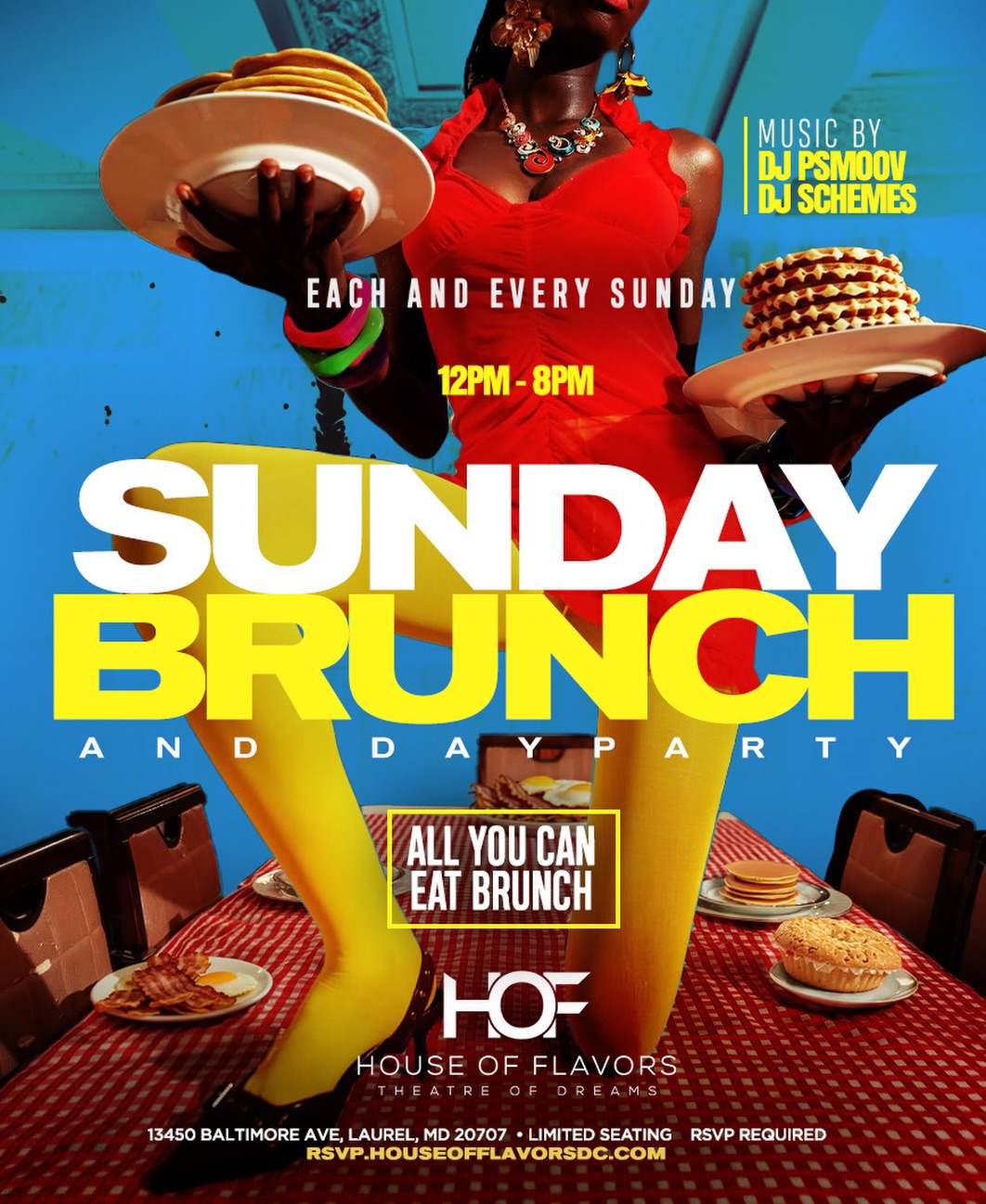 Sunday Brunch event flyer